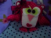 corujinha em feltro